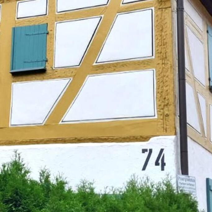 Fachwerk Maisonette In Nuertingen Exterior foto